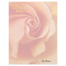 バラの花/アプリコットピーチ/文房具シート