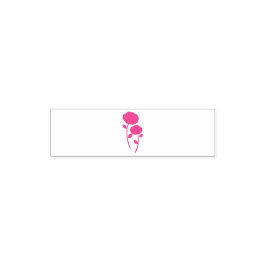バラの花 セルフインキングスタンプ