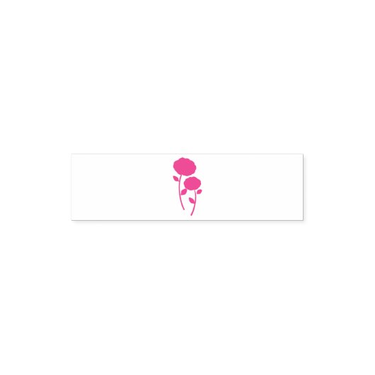 バラの花 セルフインキングスタンプ (デザイン)