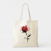 バラの花 トートバッグ (裏面)