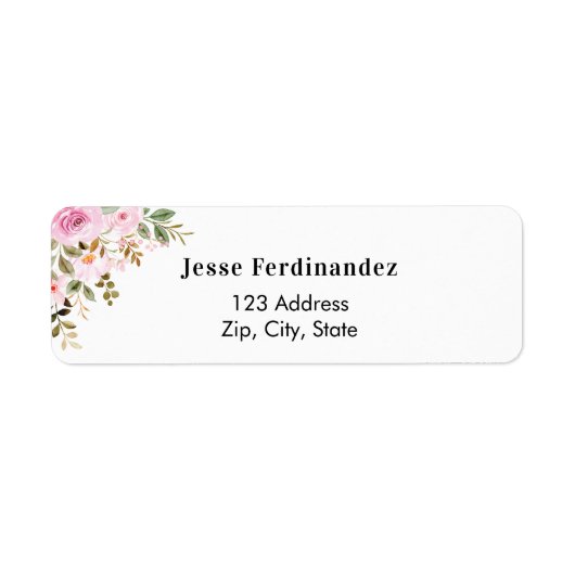 バラの花 ユーカリの花 返信先ラベル ラベル (正面)