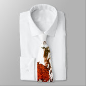 バラの芸術の砂糖のスカルの女性 ネクタイ (タイ)