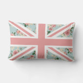 バラの英国国旗の英国の旗 ランバークッション (裏面)