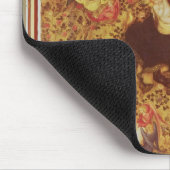 バラの茂みとのマドンナ マウスパッド (コーナー)