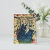 バラの茂みのヴァージン ポストカード (スタンド正面)