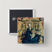 バラの茂みのヴァージン 缶バッジ (正面&裏面)