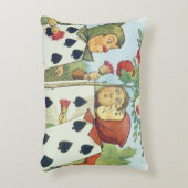 バラの茂みを絵を描くトランプ アクセントクッション (正面(垂直))