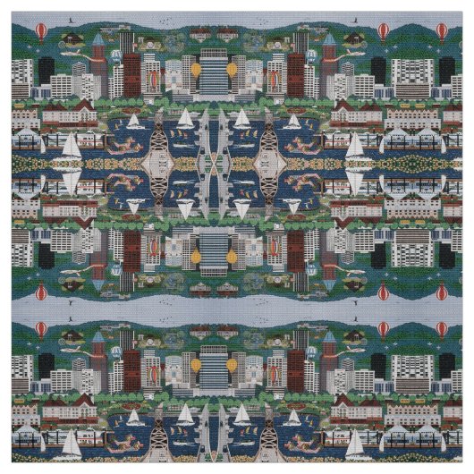 バラの街 〜 ポートランド ファブリック (見本)