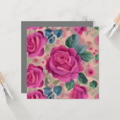 バラの賢者 – 柔らかく穏やかな カード (正面/裏面インサイチュ)