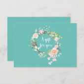 バラの贈与証 (正面/裏面)