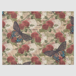 バラの赤と白切り離し 薄葉紙