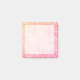 バラの輪郭 ポストイット