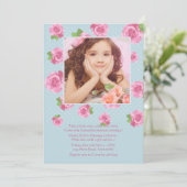 バラの野原 フォト 招待状 (スタンド正面)