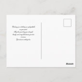 バラの開花 - エレガントな誕生日 ポストカード (裏面)