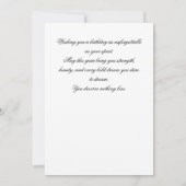 バラの開花 - エレガントな誕生日 招待状 (裏面)