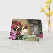 バラの開花 カード (黄色い花)