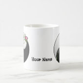 バラの陰陽マグ コーヒーマグカップ (中央)