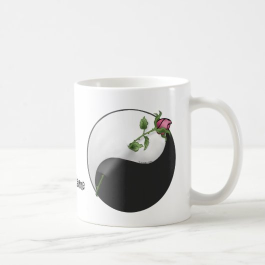 バラの陰陽マグ コーヒーマグカップ (右)