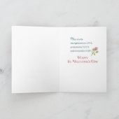 バラの饗宴セントバレンタイン シーズンカード (内部)