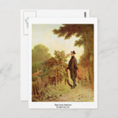 バラの香り思い出byスピッツウェグカール ポストカード (正面/裏面)