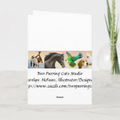 バラの馬カード カード (裏面)