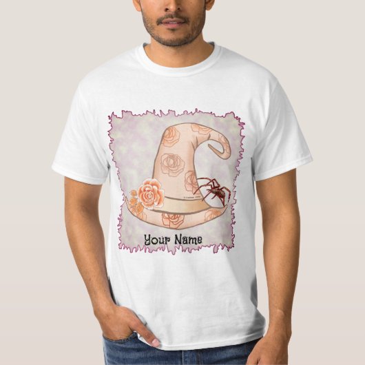 バラの魔女の帽子 Tシャツ (正面)