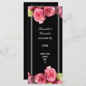 バラの黒人教会結婚式 プログラム (正面/裏面)