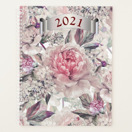 バラの2021年日誌 プランナー手帳 (正面)