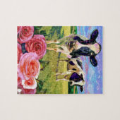 バラのMOO牛臭いがすること ジグソーパズル (横)