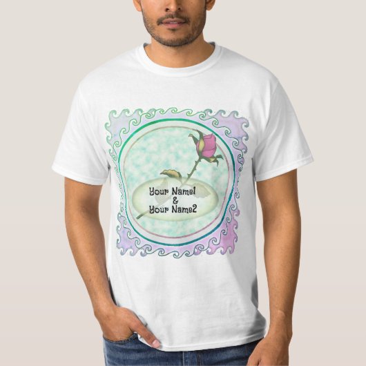バラのTシャツ Tシャツ (正面)