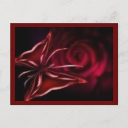 バラはがき ポストカード (正面)