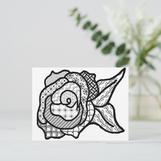 バラはがき ポストカード (スタンド正面)