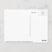 バラはがき ポストカード (裏面)