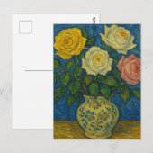 バラはがき ポストカード (正面/裏面)