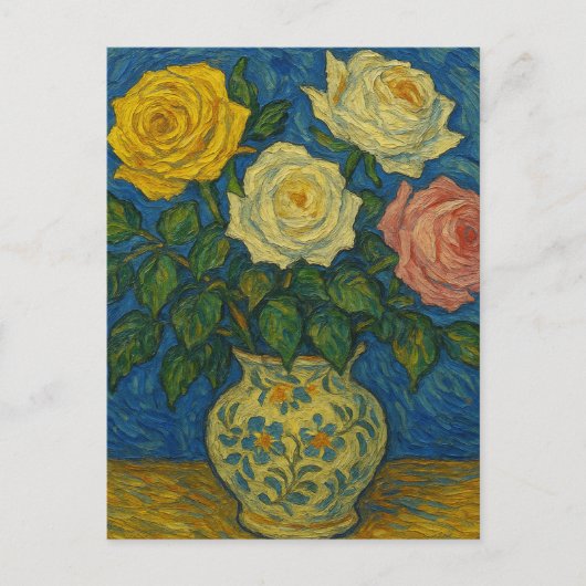 バラはがき ポストカード (正面)