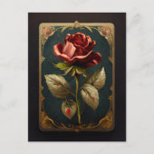 バラはがき ポストカード (正面)