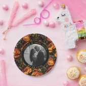 バラはっきりしたの温室のプレート結婚が記念に ペーパープレート (パーティー)