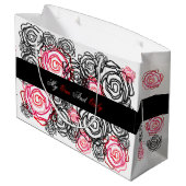 バラはっきりした – 私の唯一の'大きな抱き枕 ラージペーパーバッグ (裏面アングル)