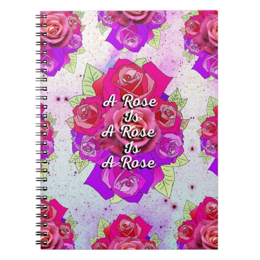バラはバラはバラ ノートブック (正面)