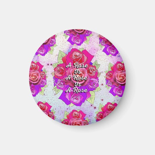バラはバラはバラ マグネット (正面)
