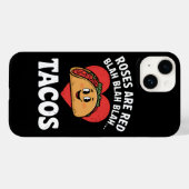 バラはレッドブラタコスタバレンタニおもしろいーデー Case-Mate iPhoneケース (裏面 (横))