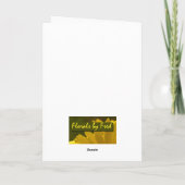 バラは再び赤い誕生日 カード (裏面)