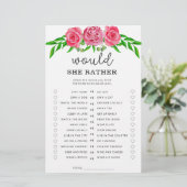 バラは彼女はむしろブライダルシャワーゲーム (スタンド正面)