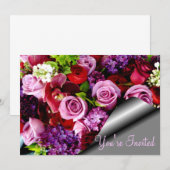 バラは永遠に_である 招待状 (正面/裏面)