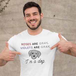 バラは灰色 Tシャツ