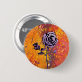 バラは紫色です 缶バッジ (正面&裏面)