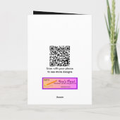 バラは結婚を申し込むパーソナライズされたのは赤 カード (裏面)