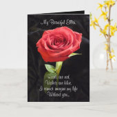 バラは結婚を申し込むパーソナライズされたのは赤 カード (黄色い花)