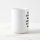 バラは色です: FF0000 コーヒーマグカップ (中央)