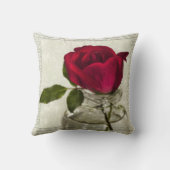 バラは赤いです クッション (裏面)